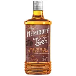 Уцінка. Настоянка Nemiroff Originals Українська медова з перцем 40% 1 л 
