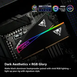 Модуль пам'яті для комп'ютера DDR5 32GB (2x16GB) 6400 MHz Viper Elite 5 Ultra RGB Patriot (VEUR532G6432K) - мініатюра 9