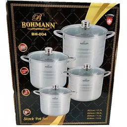Набір каструль Bohmann BH-004 (8 предметів) - мініатюра 2