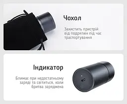 Електробритва ShowSee F101-GY Grey - мініатюра 4