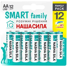 Батарейки Наша Сила Smart AA (LR6) 12 шт.