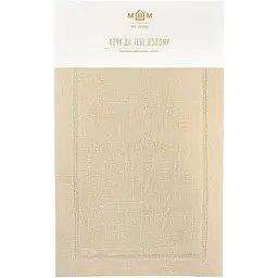 Килимок для ванної кімнати МВМ My Home Лиман 90х60 см бежевий (BM-02 M BEIGE)