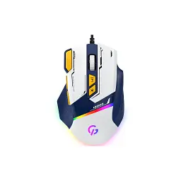 Мишка GamePro GM300BL USB Blue/White (GM300BL) - мініатюра 1