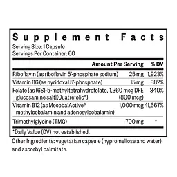 Комплекс для підтримки здорового рівня гомоцистеїну Seeking Health Homocysteine Nutrients 60 капсул - мініатюра 5