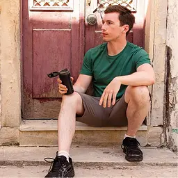 Кухоль Lifeventure Flip-Top Thermal Mug Чорний - мініатюра 6