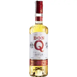Набір: ром Don Q Gold 40% 0.7 л + келих - мініатюра 3