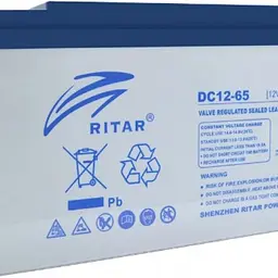 Акумулятор Ritar AGM DC12-65, Gray Case, (12V 65Ah)