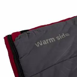 Спальний мішок Bo-Camp Gramark XL Cool/Warm Gold -8° Red/Grey (3605895) - мініатюра 7
