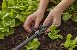 З'єднувач T-подібний для мікронасадок Gardena Micro-Drip-System Quick & Easy для шлангів 13 мм, 5 шт (13206-20) - мініатюра 3