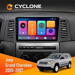 Штатна магнітола Jeep Grand Cherokee 2005-2007 Small Screen Cyclone C10-001 2x32 CPL Cyclone (НФ-00008811)