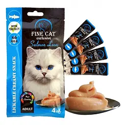 Кремові ласощі для котів Fine Cat - лосось (ціна за 1шт)
