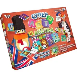 Настільна гра Суперлото, Азбука укр/англ DANKO TOYS (СЛА-01UE) (2000903604815) shop (2000903604815)