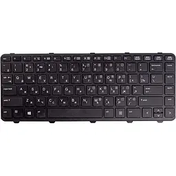 Клавіатура для ноутбука HP ProBook 430 G2, 440 G1, 630 G2 чорний, чорний фрейм (KB310744)