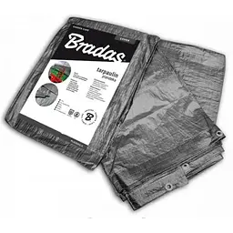 Тент високої міцності Bradas GRAY 200 г/м² 10x10 м PLG20010/10