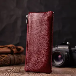 Містка ключниця з натуральної шкіри ST Leather 22508 бордова - мініатюра 9