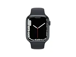 Смарт-годинник Apple Watch Series 7 GPS 45mm Midnight Aluminum Case With Midnight Sport Band (MKN53) - мініатюра 2