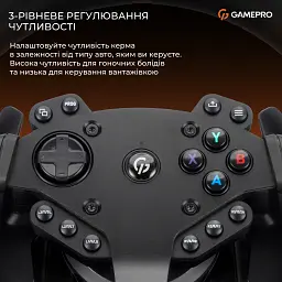 Кермо GamePro RW575PM з педалями та коробкою передач XBOXONE/PS4/PS3/PC/SWITCH (RW575PM) - мініатюра 11