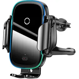 Тримач для мобiльного з БЗП Baseus Light Electric Holder Black