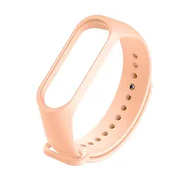 Ремінець Silicone Mi Band 5/6 Pink Peach ( 3 )