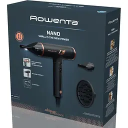 Фен Rowenta T-Shape Maestria Nano 1700 Вт чорний (HY8310F0) - мініатюра 12