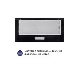 Витяжка Minola HTLS 6734 BL 1100 LED GLASS - мініатюра 2