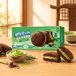 Тістечка Oreo Cloud Cake Longjing Matcha Flavor 132г - мініатюра 5