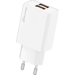 Зарядний пристрій Grand-X CH-15W 2xUSB 10.5W Black (CH-15W) - миниатюра 2