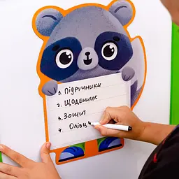 Магнітна дошка "Єнот" з маркером Vladi Toys VT3601-20 укр - мініатюра 3