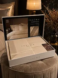 Комплект постільної білизни Євро Issimo Talisker Beige 200×220 см, сатин Premium 300 TC ексклюзив TC303376389 - мініатюра 5