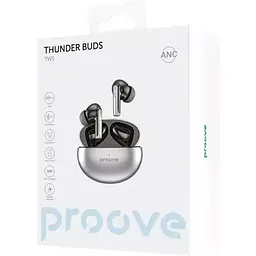 Бездротові навушники Proove Thunder Buds TWS with ANC чорно-сірі - мініатюра 4