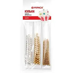 Посипка пасхальна УКРАСА 9г Кульки цукрові асорті №2 3 стіка