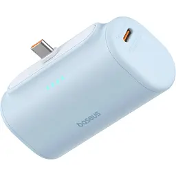 Зовнішній акумулятор Baseus Compact Type-C Edition 5000mAh 20W Blue [P10068306313-00] [132862] - мініатюра 4