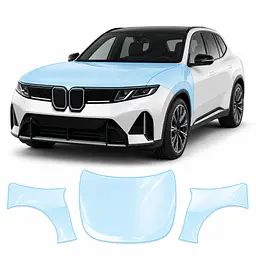 Антигравійна захисна бронеплівка за лекалами для BMW iX3 NA5 2025- передня частина авто (капот бампер фари крила)