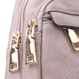 Стильна жіноча сумка через плече з екошкіри Vintage s_15119 бежева - мініатюра 5