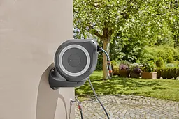 Котушка настінна Gardena RollUp M автоматична зі шлангом 20 м (18612-20.000.00) - мініатюра 3