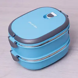 Ланч-бокс 2 ємності Kamille 20х14.5х13.5 см kuh0009673
