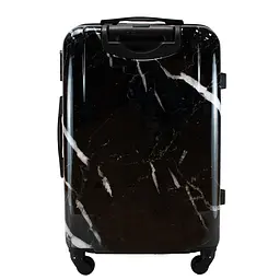 Валіза середня Semi Line 24 дюйми (M) дюйми (M) Polycarbonate/ABS-Plastic Black Marble (T5730-2) - мініатюра 4