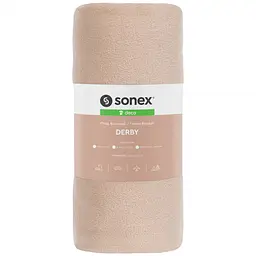 Плед флісовий Sonex Derby 160х200 см бежевий (SO102542)