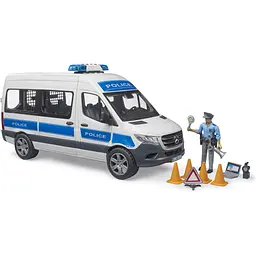 Іграшкова машинка Bruder Поліцейське авто MB Sprinter з поліцейським та аксесуарами 1:16 (02683) - мініатюра 3