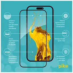Скло захисне Piko Full Glue Apple iPhone 15 Pro (1283126575464) - мініатюра 3