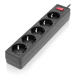 Мережевий фільтр живлення REAL-EL RS-Protect 505, 1.8m, black (EL122300044) - мініатюра 2