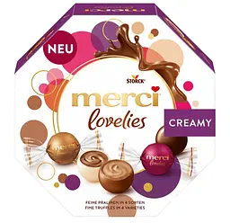 Конфеты Merci Lovelies Creamy 185г