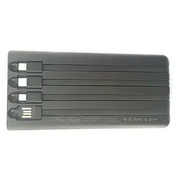 УМБ Power Bank Solar 30000mAh повербанк 4 в 1 з сонячною панеллю, екраном, ліхтариком Black (11229) - мініатюра 3