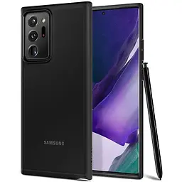 Оригінальний протиударний чохол Spigen Ultra Hybrid для Samsung Galaxy Note 20 Ultra (6.9") Black (ACS01394) - мініатюра 3