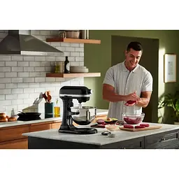 Кухонна машина KitchenAid Heavy Duty 5KSM55SXXEOB з підйомною чашею 5.2 л чорна (5KSM55SXXEOB) - мініатюра 13