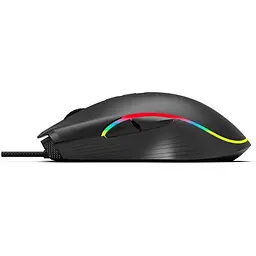 Миша Aikun Optical Gaming Mouse Backlight GX66 7200DPI провідна чорна - мініатюра 4