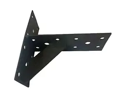 Кронштейн БеМаС чорний оксамит № 01 (50x130x130x2,0мм)