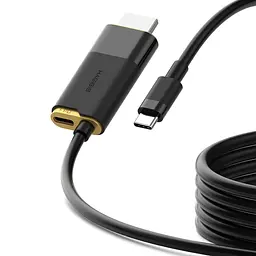 Кабель (перехідник) Xiaomi HAGiBiS USB-C на HDMI 2.1 8K@60Hz / Type-C 100W PD / 2m (SWC10)