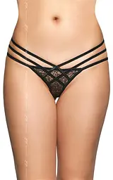 Жіночі стрінги Softline G-String 2492, M/L (чорний)