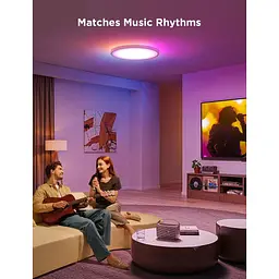 Стельовий світильник Govee 30cm RGBWW + RGBIC Smart Ceiling Light (H60A1) [129580] - мініатюра 8